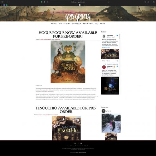 Gris Grimly Books and Fine Art