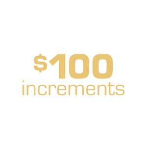 Increments 100